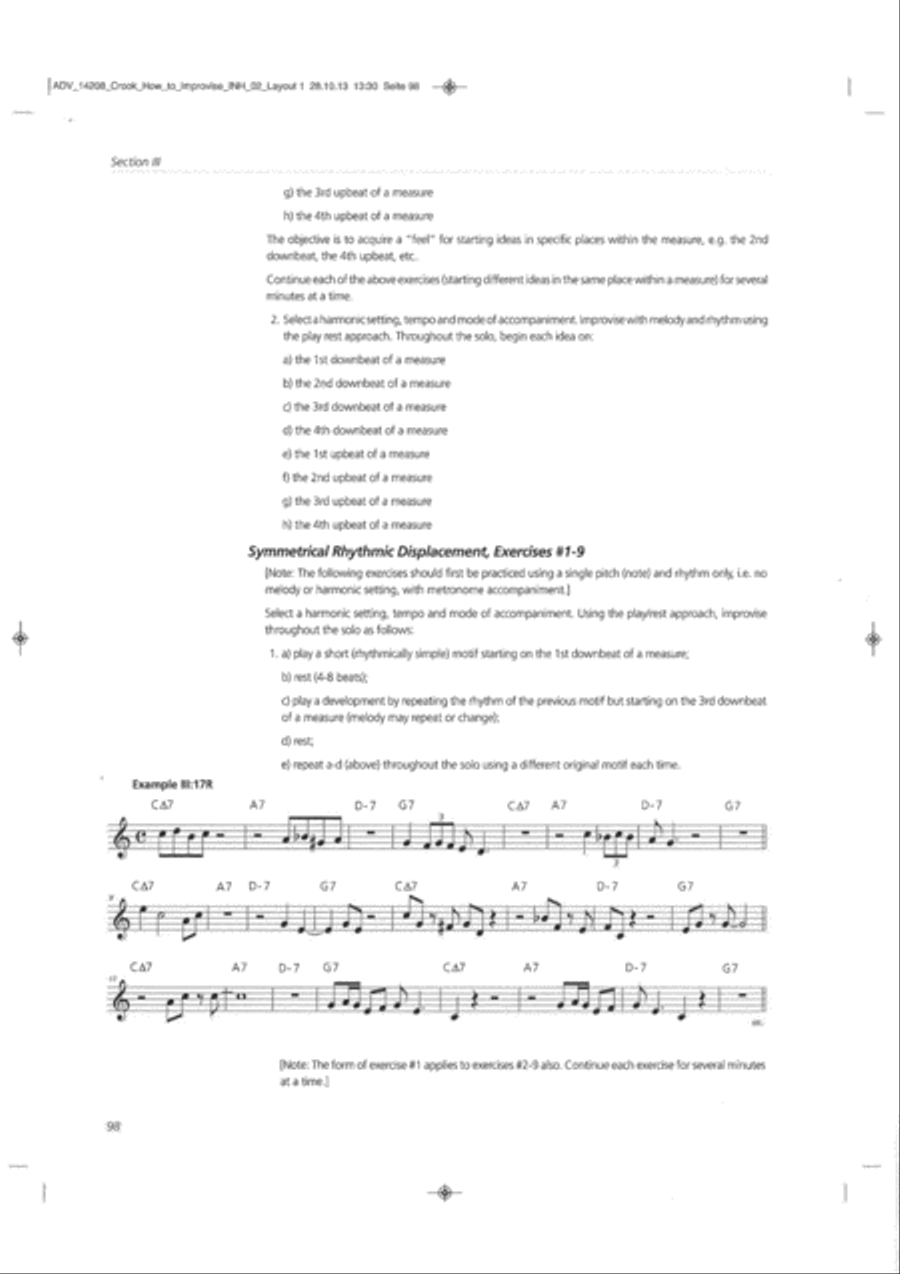 How To Improvise How To Improvise Book and Digital Audio scores gallery preview page 9