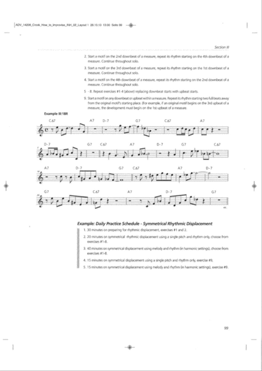 How To Improvise How To Improvise Book and Digital Audio scores gallery preview page 10