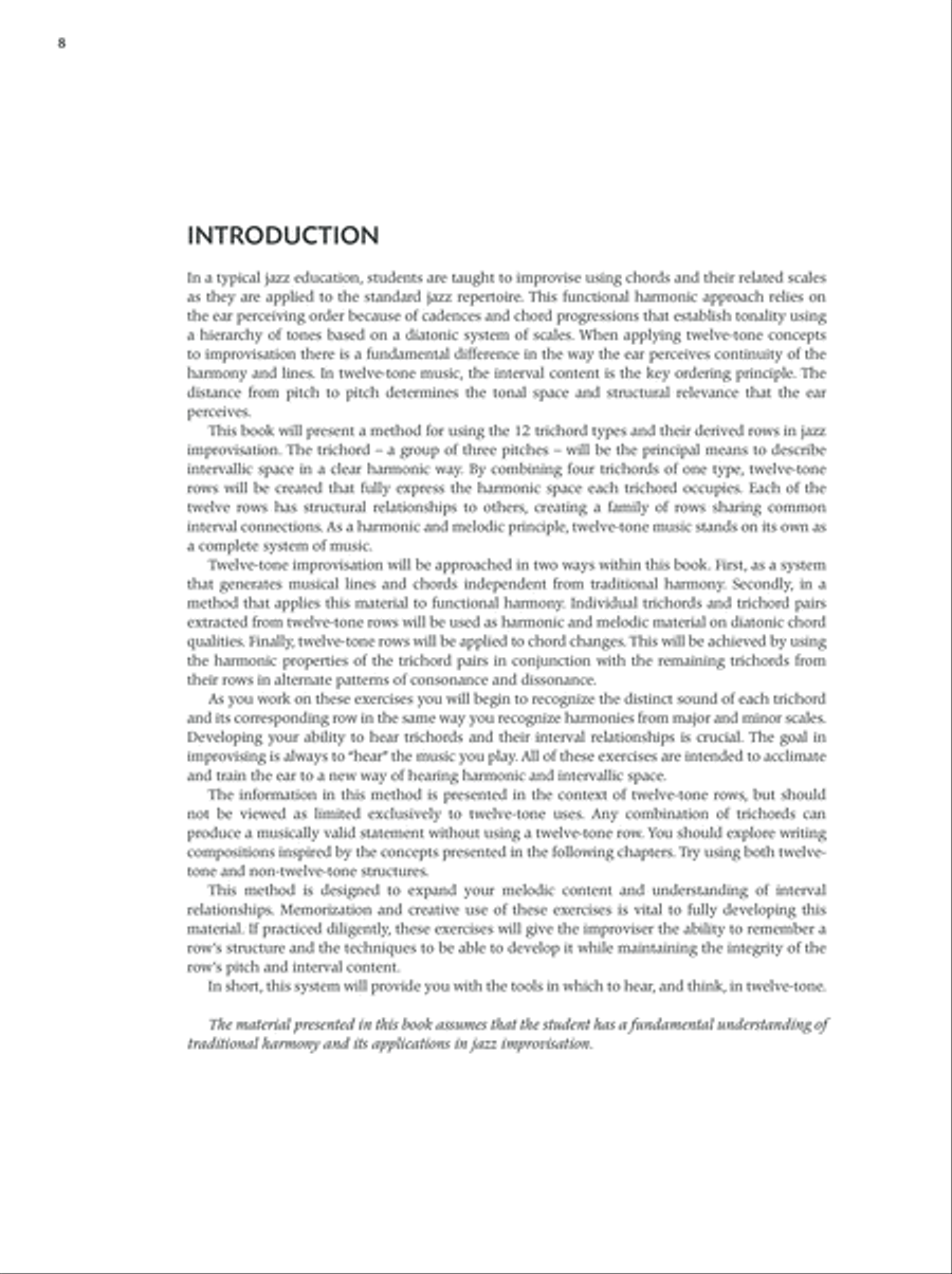 Twelve-Tone Improvisation CD scores gallery preview page 5