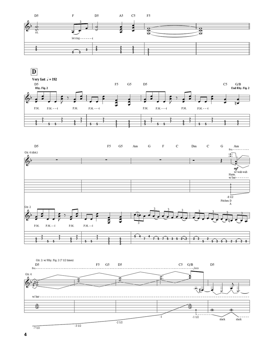 Toccata-Carpimus Noctem Toccata-Carpimus Noctem Classical Guitar scores gallery preview page 4
