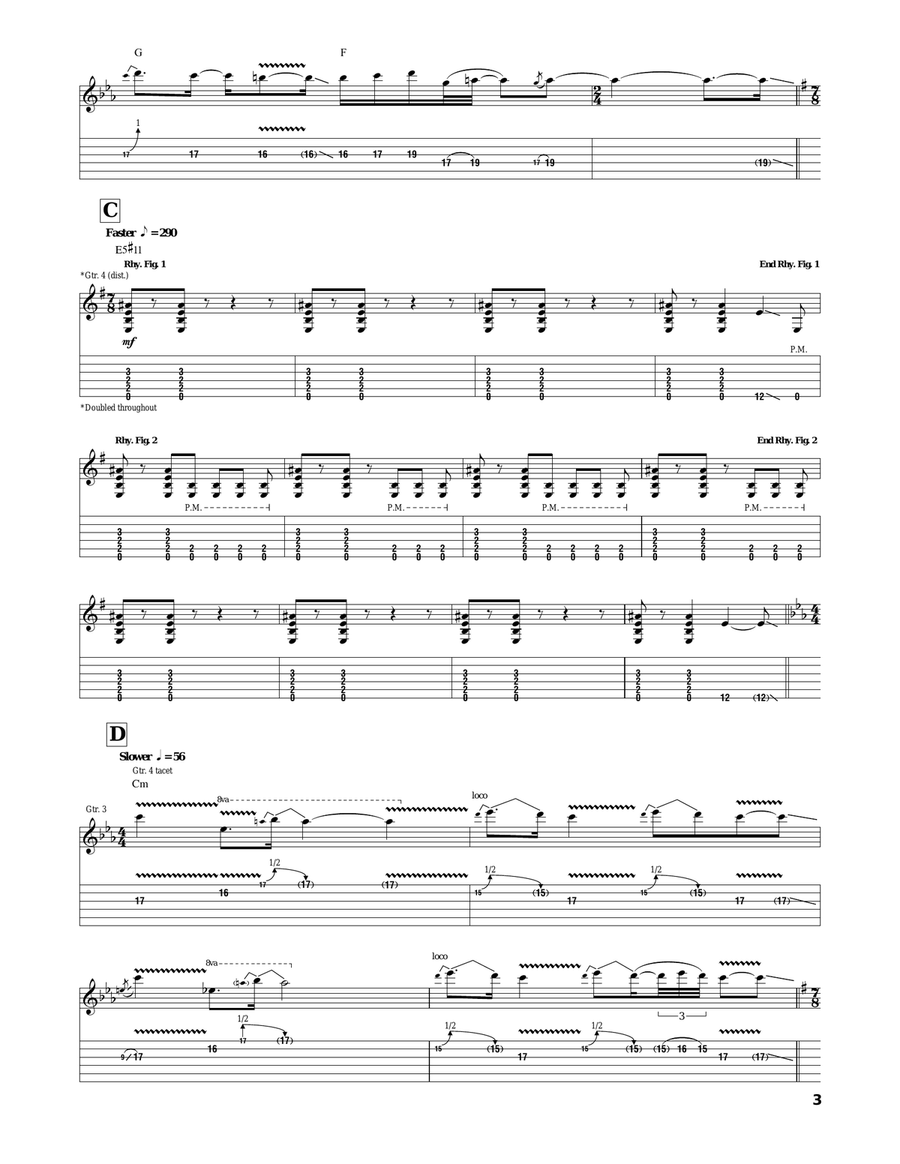 Mozart And Madness Mozart And Madness Guitar Tablature scores gallery preview page 3