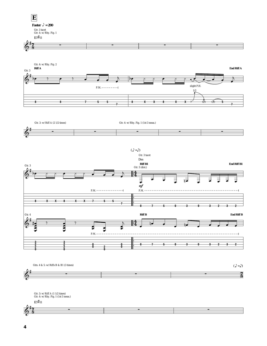 Mozart And Madness Mozart And Madness Guitar Tablature scores gallery preview page 4