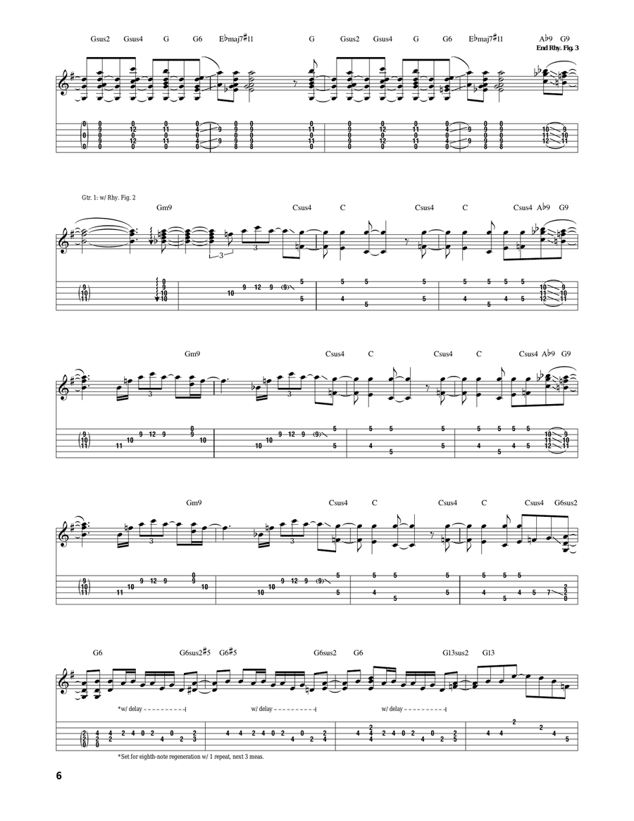 The Rain Song The Rain Song Acoustic Guitar scores gallery preview page 6