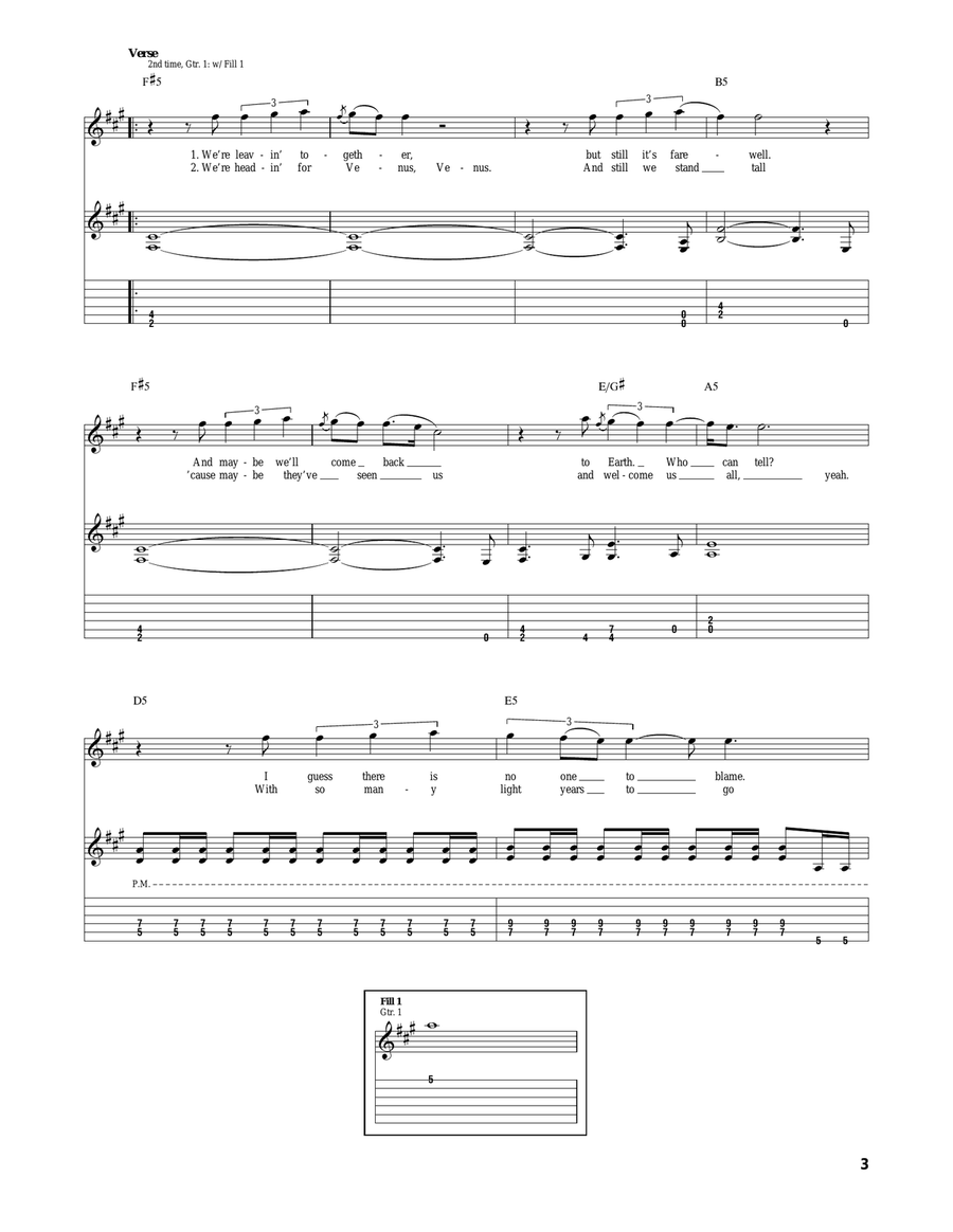 Final Countdown Final Countdown Acoustic Guitar scores gallery preview page 3