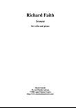 Richard Faith : Sonata for Cello and Piano