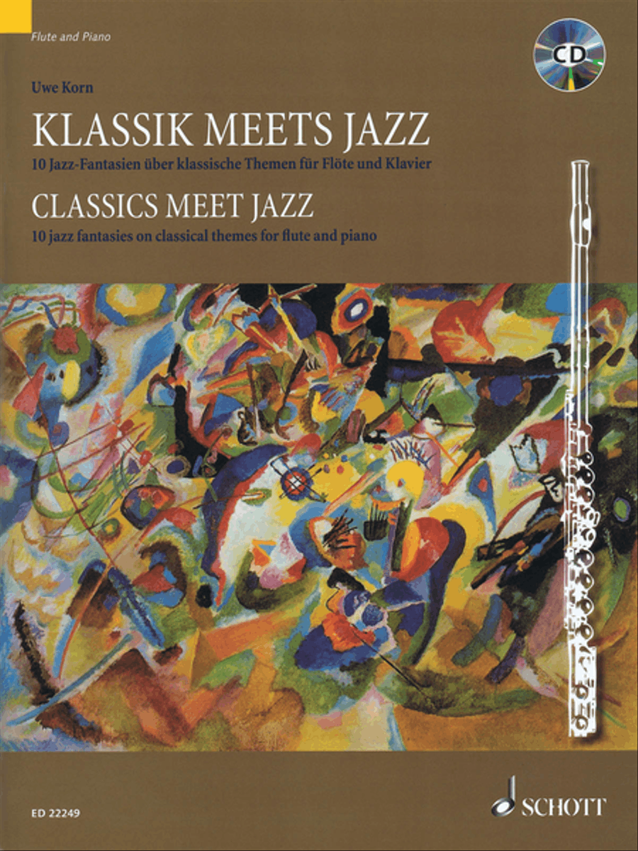 Classics Meet Jazz: 10 Jazz Fantasies on Classical Themes for Flute and Piano Flute Solo scores gallery preview page 1