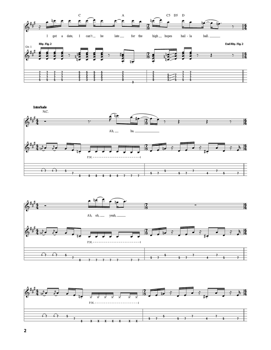 The Ocean The Ocean Acoustic Guitar scores gallery preview page 2