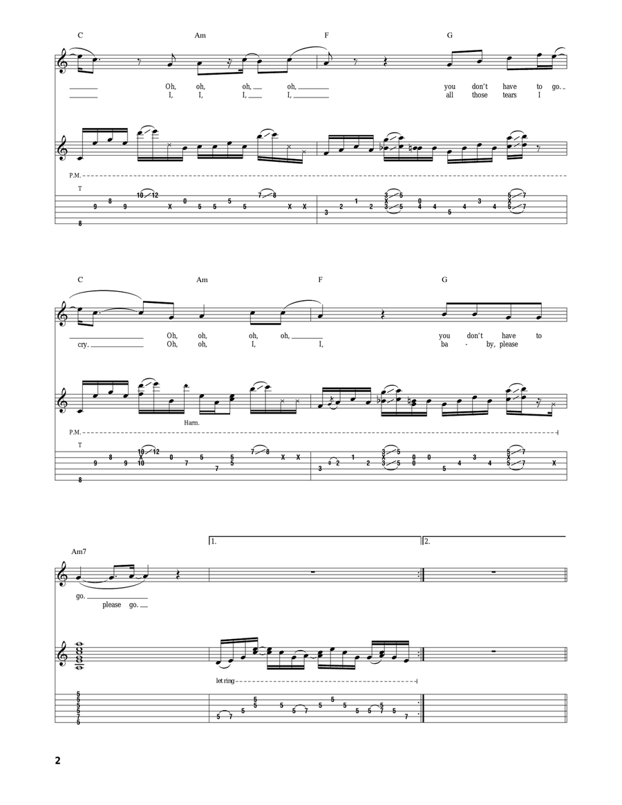 D'yer Mak'er D'yer Mak'er Acoustic Guitar scores gallery preview page 2