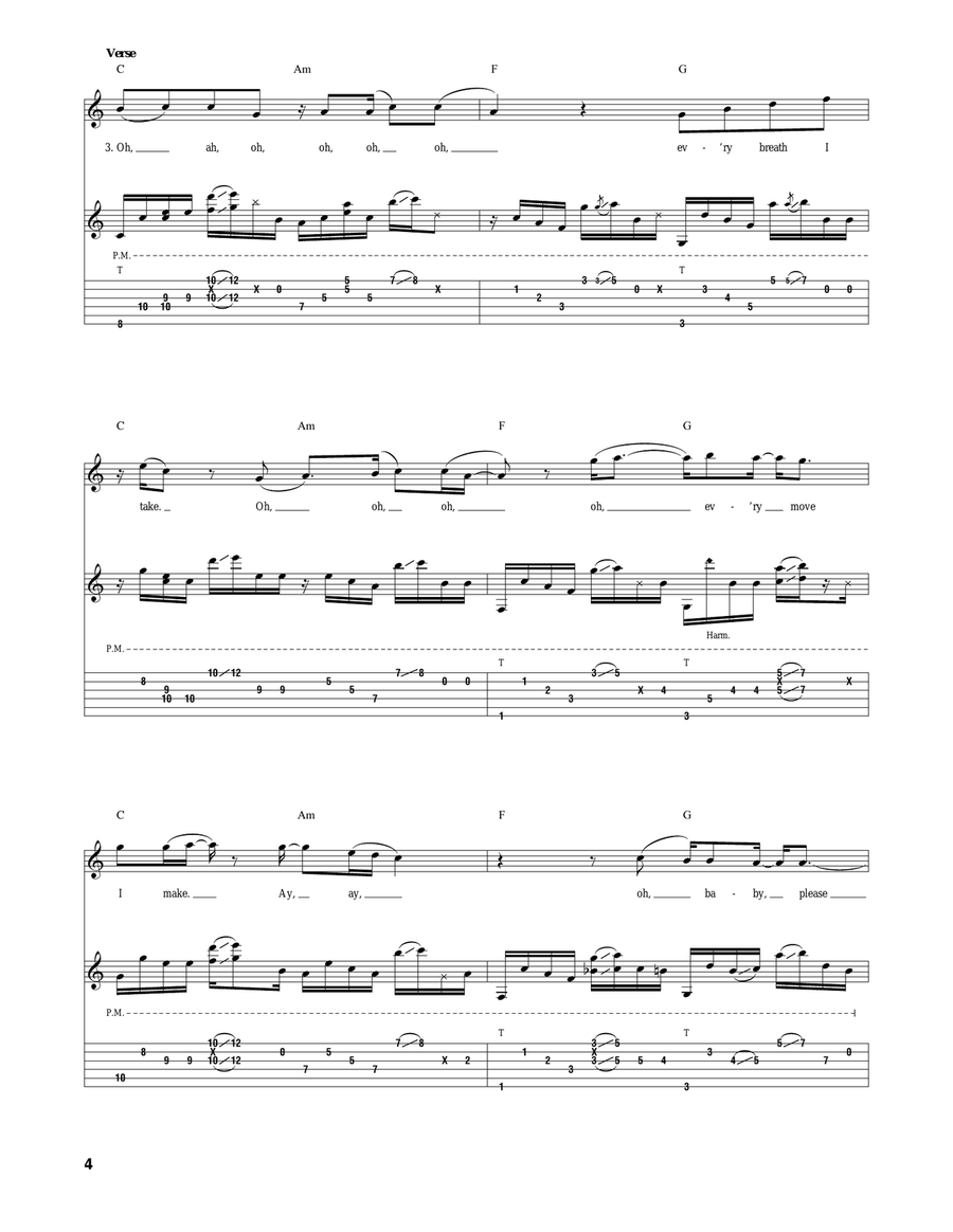 D'yer Mak'er D'yer Mak'er Acoustic Guitar scores gallery preview page 4