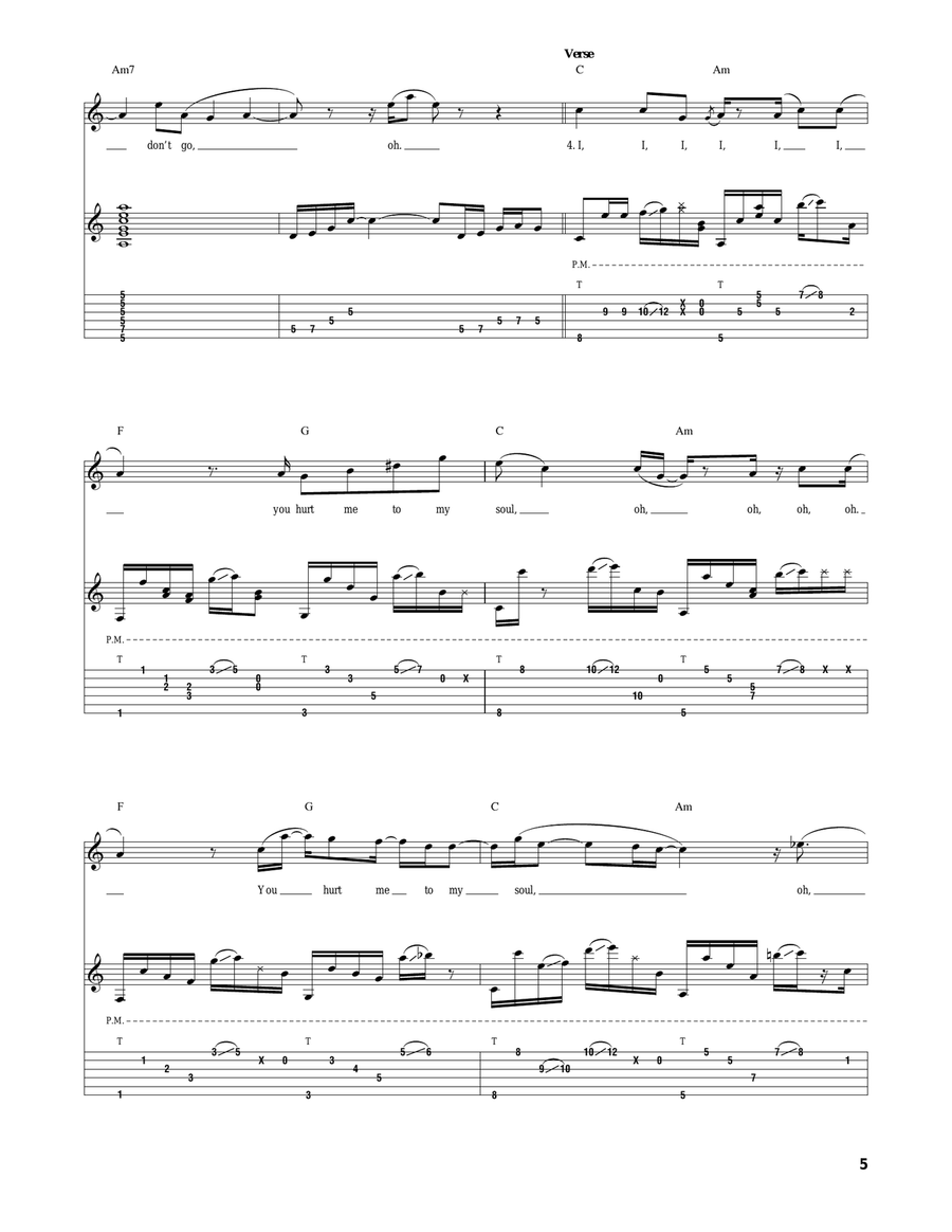 D'yer Mak'er D'yer Mak'er Acoustic Guitar scores gallery preview page 5