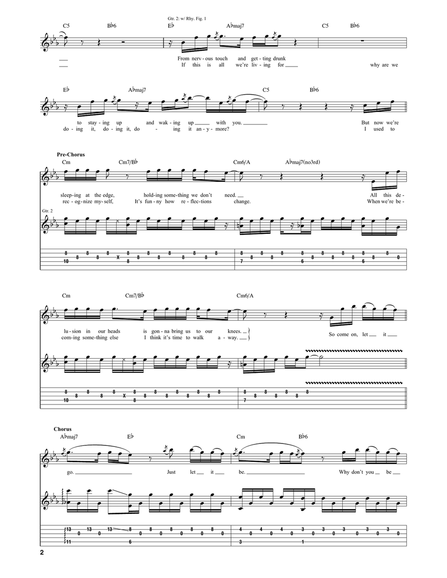 Let It Go Acoustic Guitar scores gallery preview page 2
