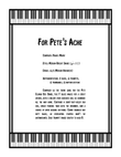 For Pete's Ache