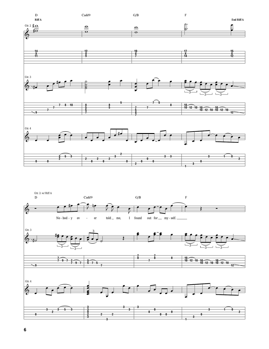 I Don't Know I Don't Know Acoustic Guitar scores gallery preview page 6