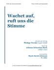 Wachet auf, ruft uns die Stimme