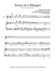 Away in a Manger : 2-part Choir, Piano and Flute