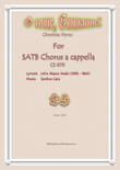 O come, Emmanuel - Christmas hymn for satb choir a cappella