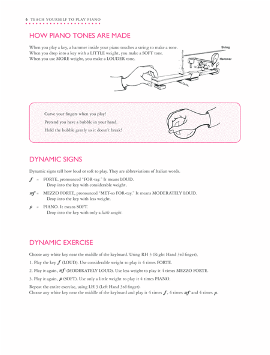 Alfred's Teach Yourself to Play Piano Piano Method scores gallery preview page 3