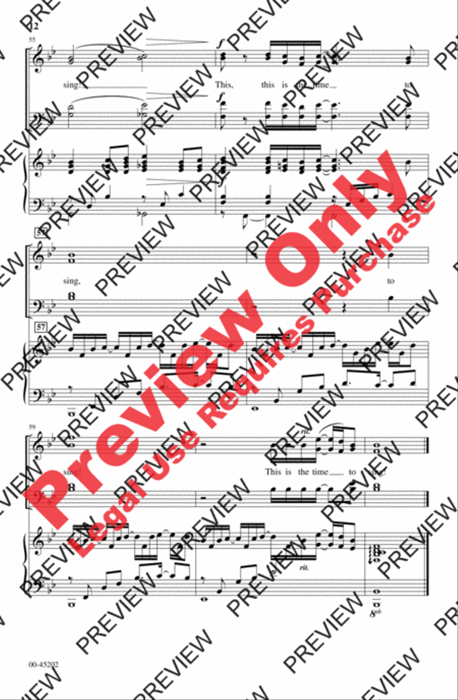 This Is the Time to Sing This Is the Time to Sing 4-Part scores gallery preview page 12