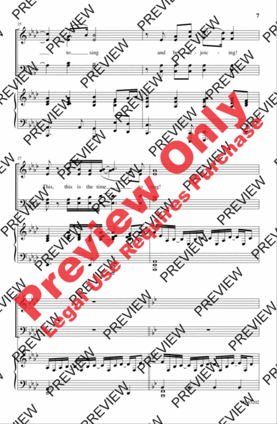 This Is the Time to Sing This Is the Time to Sing 4-Part scores gallery preview page 7
