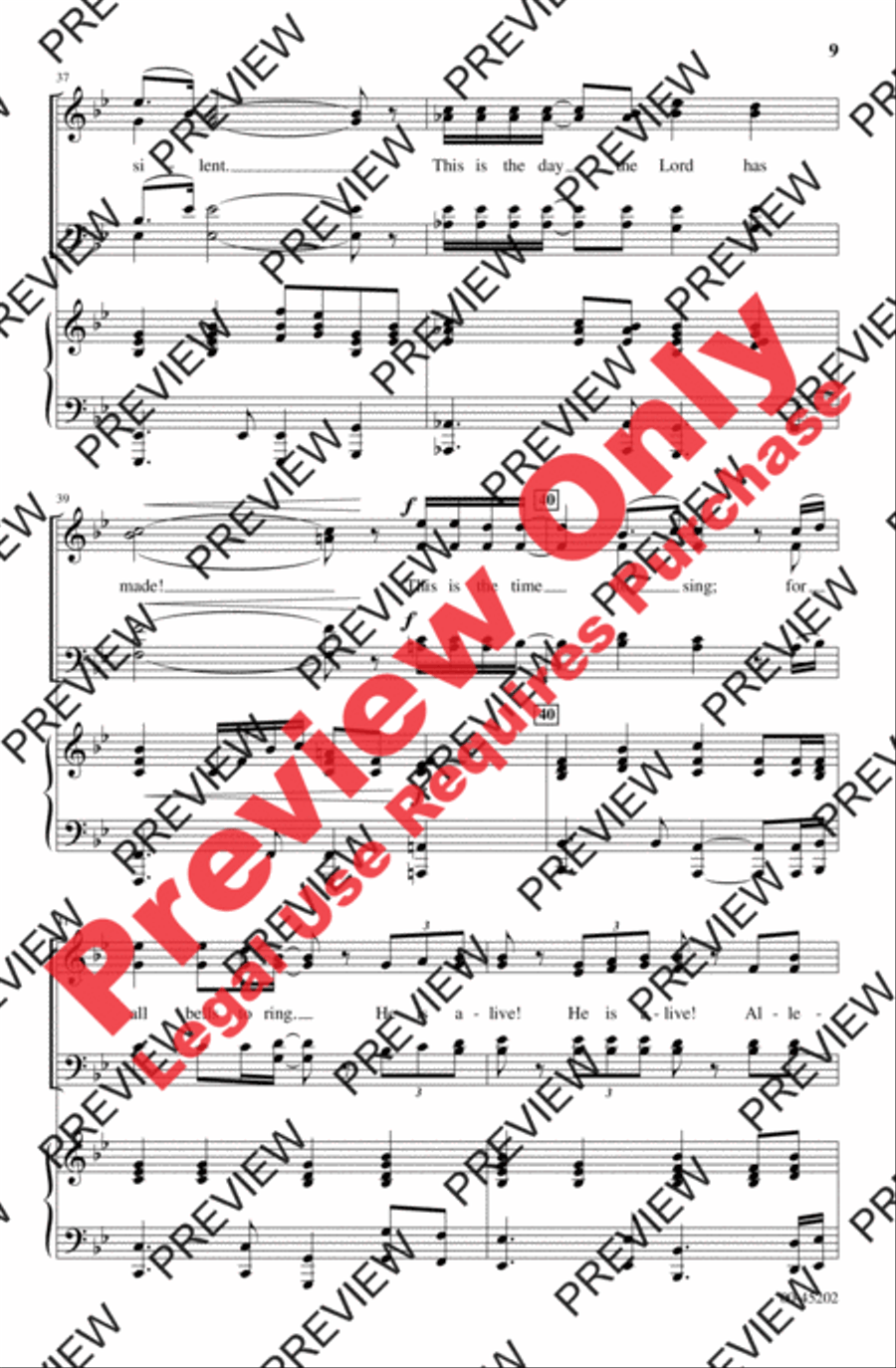 This Is the Time to Sing This Is the Time to Sing 4-Part scores gallery preview page 9