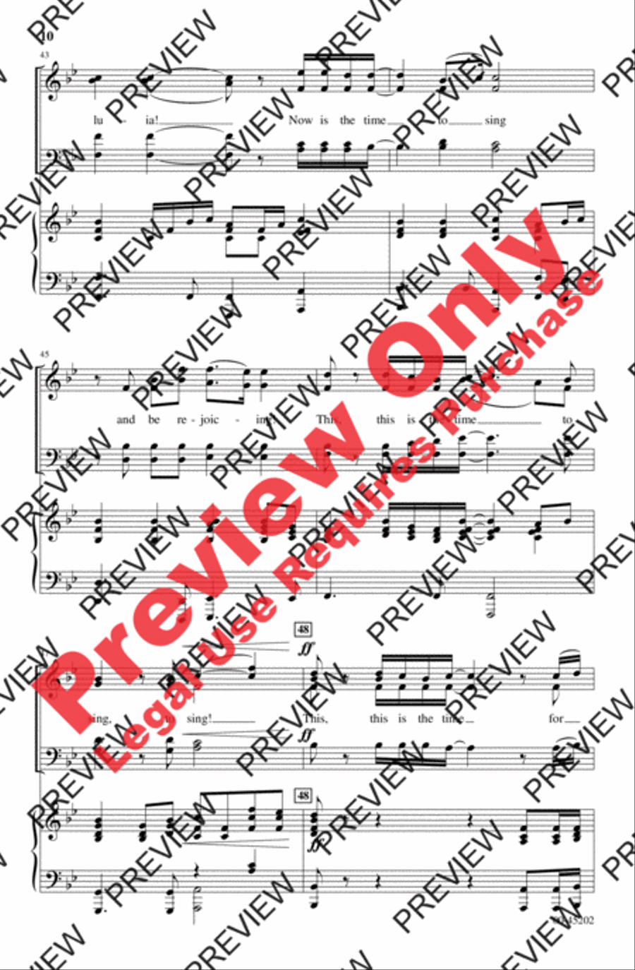 This Is the Time to Sing This Is the Time to Sing 4-Part scores gallery preview page 10