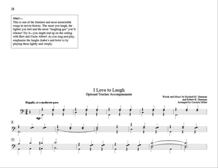 Teaching Little Fingers to Play Movie Music Piano Method scores gallery preview page 4