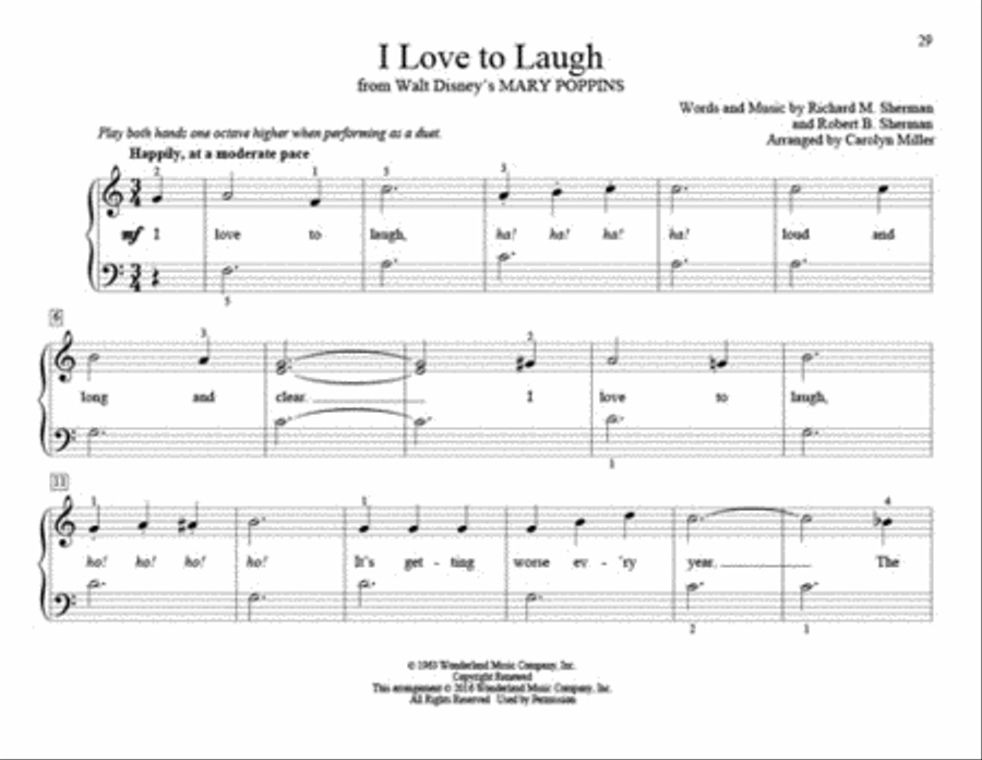 Teaching Little Fingers to Play Movie Music Piano Method scores gallery preview page 5