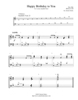Happy Birthday to You - for 3-octave handbell choir