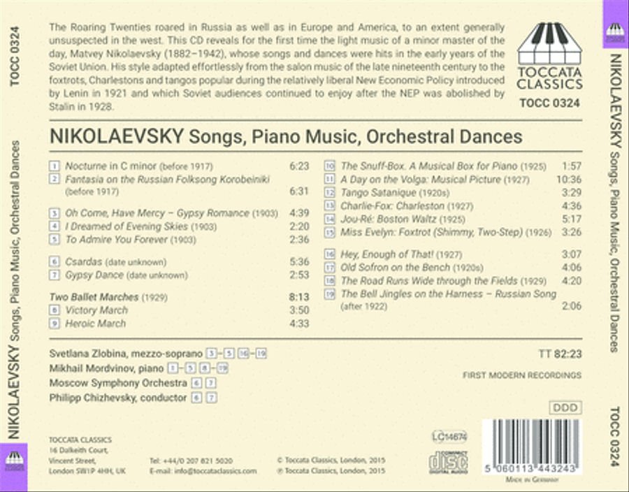 Matvey Nikolaevsky: Two Dances for Orchestra - Piano Music - Songs Piano scores gallery preview page 2