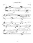 Summer's End, for Piano