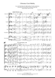 Christmas Carol Medley for Chamber Orchestra with Violin Solo Full Score and Parts