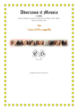 Adoriamo il Messia - Carol for SATB choir a cappella