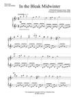 In the Bleak Midwinter (piano solo)