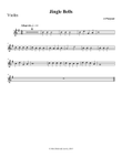 Jingle Bells: violin/piano