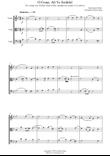 O Come, All Ye Faithful (for string trio (violin-viola-cello), suitable for grades 3 or above)