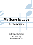 My Song Is Love Unknown