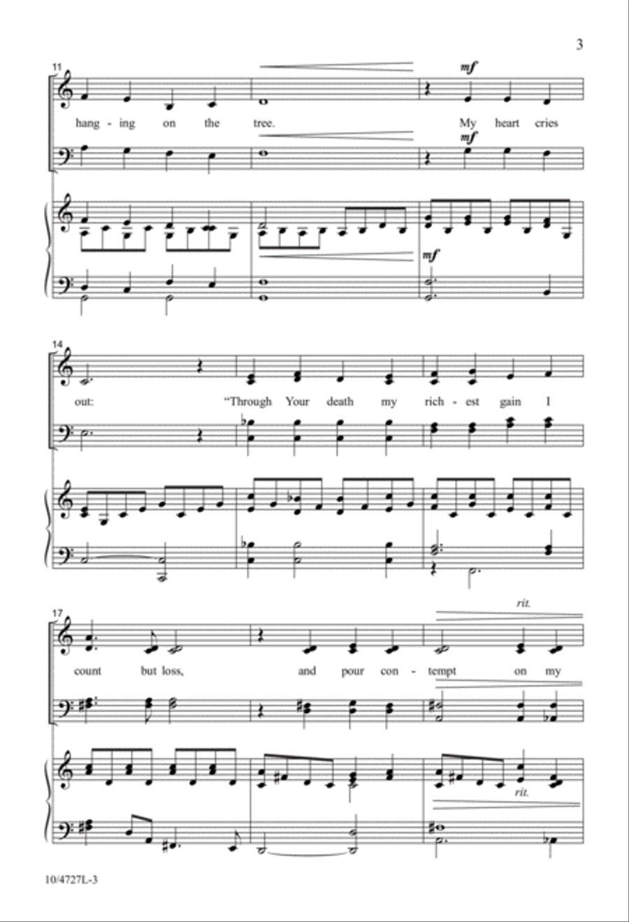 It Was for Love! 4-Part scores gallery preview page 3