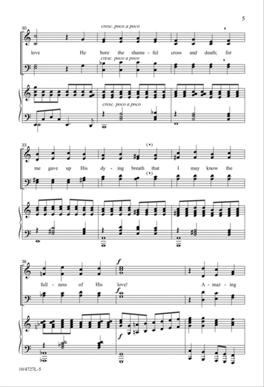 It Was for Love! 4-Part scores gallery preview page 5