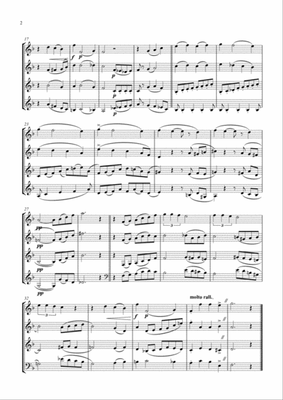 Someone To Watch Over Me for Horn Quartet French Horn Quartet scores gallery preview page 4