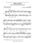Abide with Me (or Spirit of God, Descend upon My Heart)