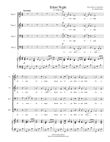Silent Night - for TTBB choir with piano accompaniment