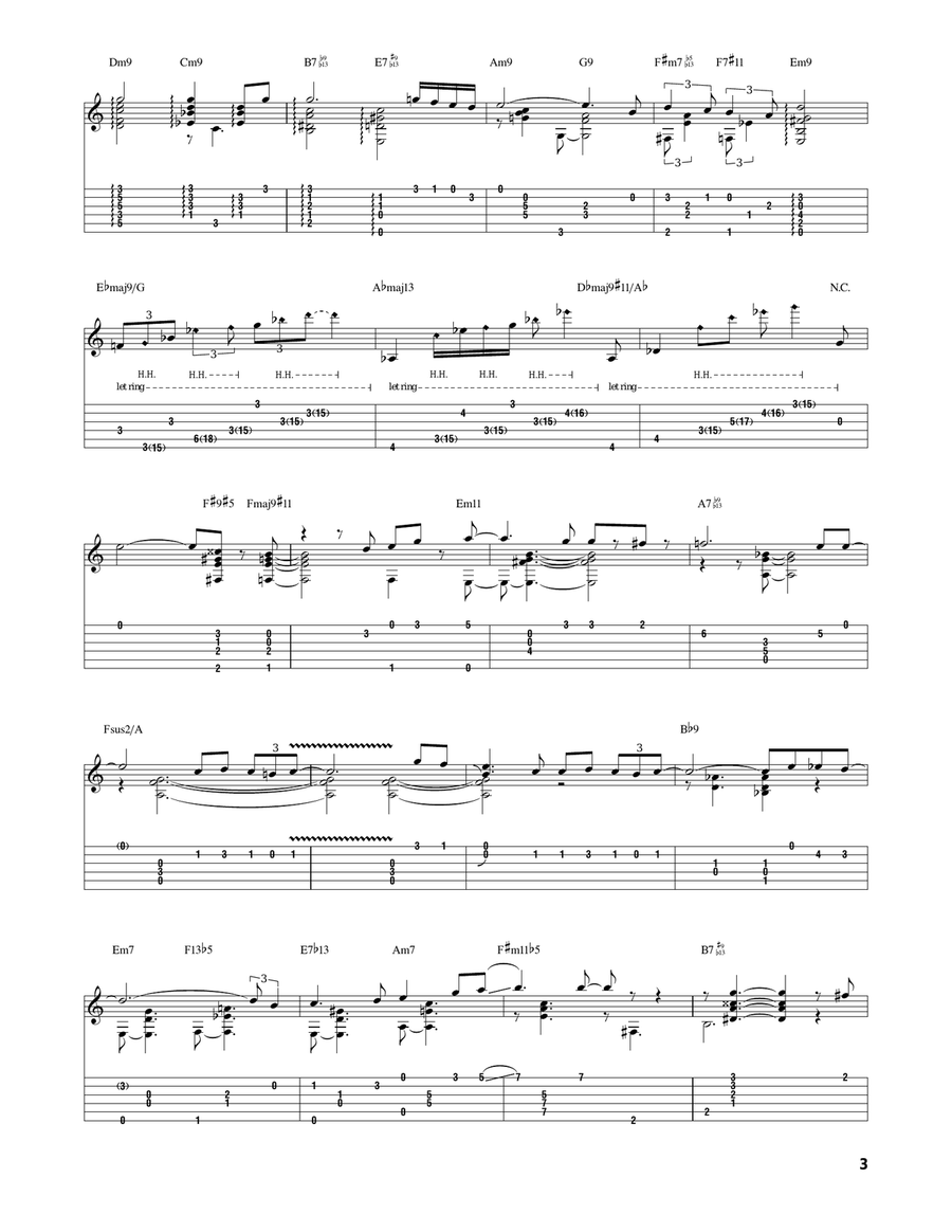 Days Of Wine And Roses Days Of Wine And Roses Acoustic Guitar scores gallery preview page 3