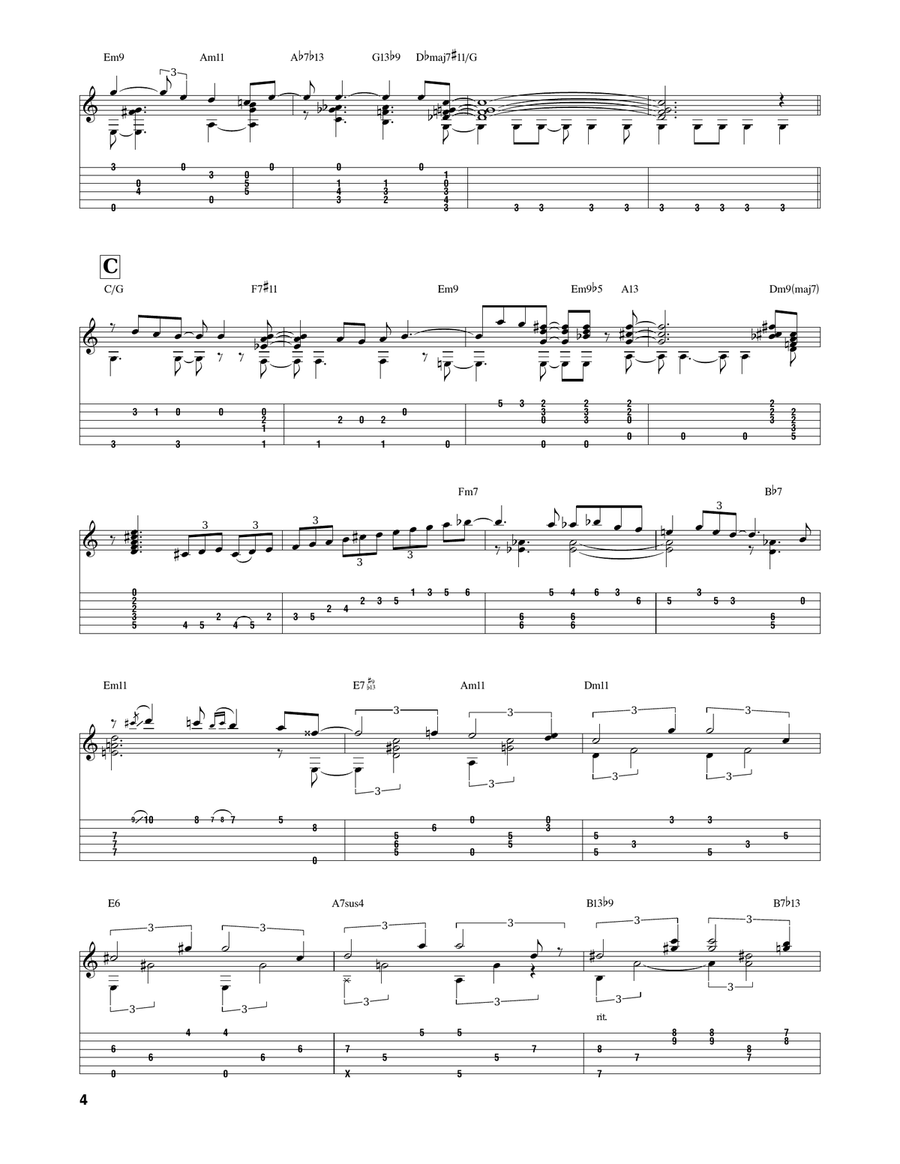 Days Of Wine And Roses Days Of Wine And Roses Acoustic Guitar scores gallery preview page 4