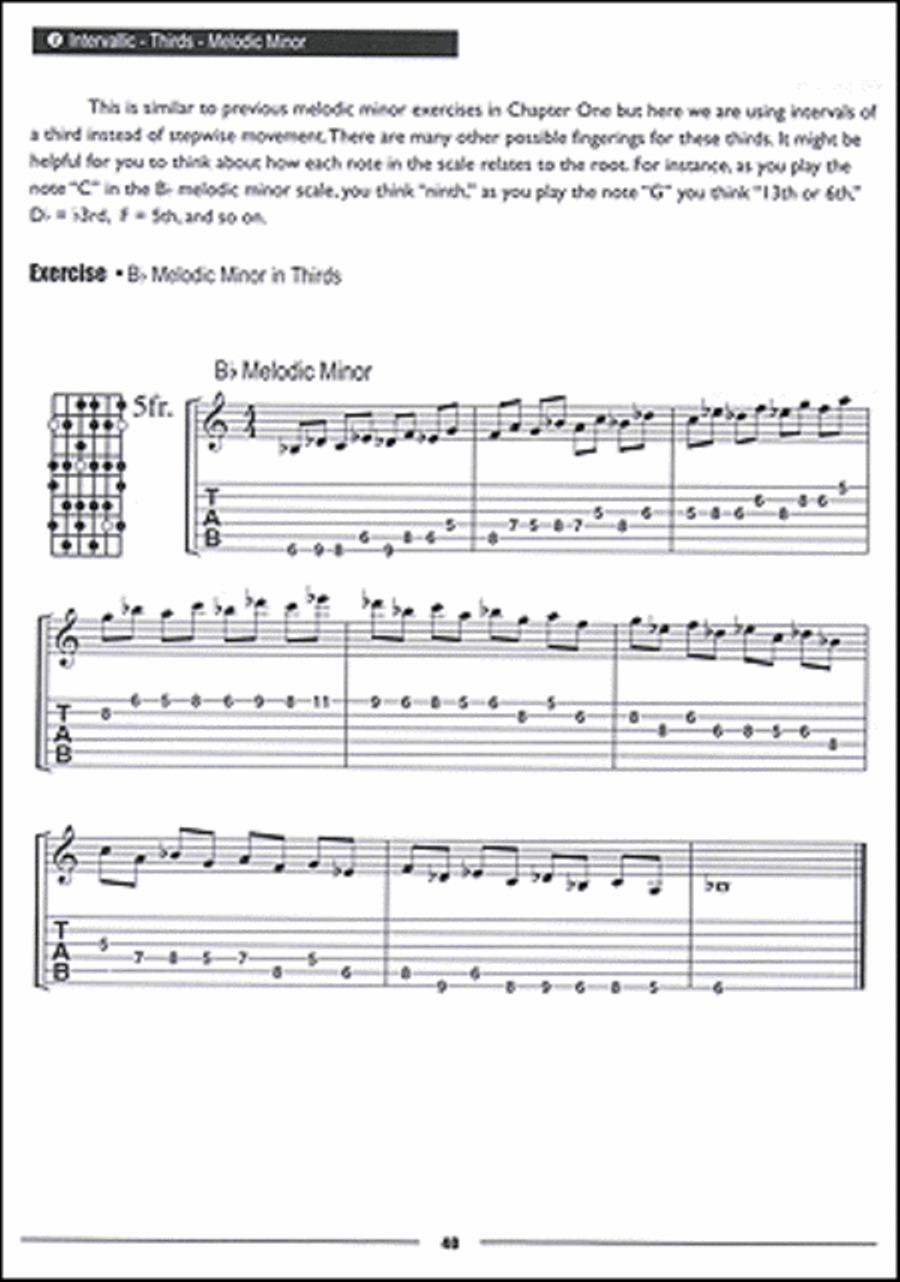Melodic Improvising for Guitar Guitar scores gallery preview page 3
