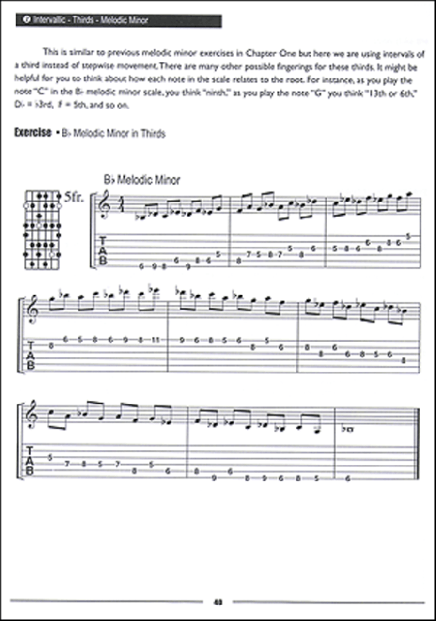 Melodic Improvising for Guitar Guitar scores gallery preview page 4