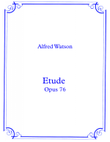 Etude Opus 76