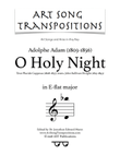 ADAM: O Holy Night (transposed to E-flat major)