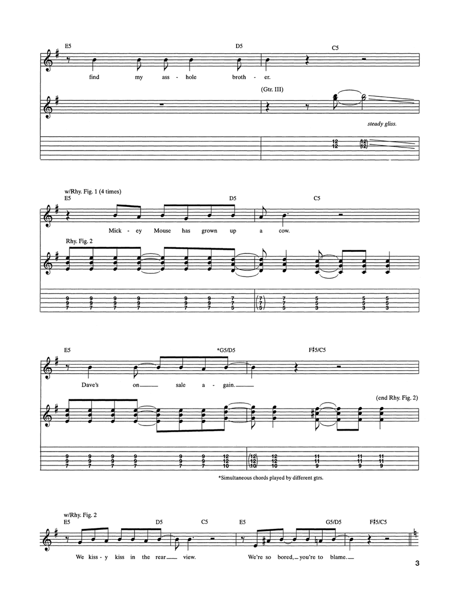 Everything Zen Everything Zen Acoustic Guitar scores gallery preview page 3