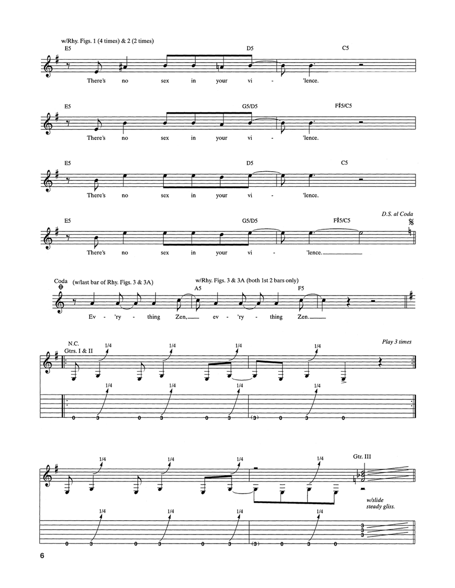 Everything Zen Everything Zen Acoustic Guitar scores gallery preview page 6