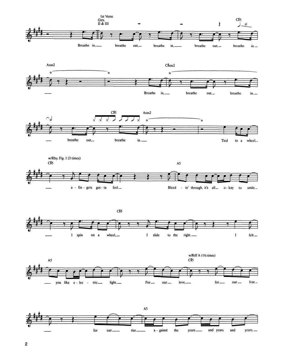 Machinehead Machinehead Acoustic Guitar scores gallery preview page 2